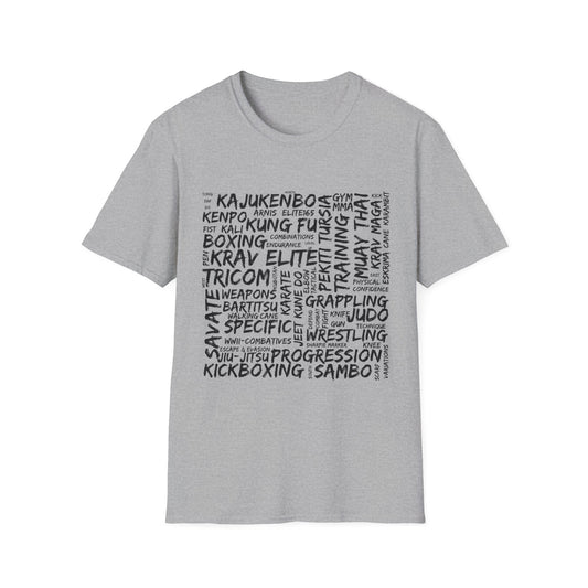Martial Arts Training T-Shirt, Unisex Sports Tee, Gym Shirt, Gift for Fighters, Kickboxing Apparel, Training Wear