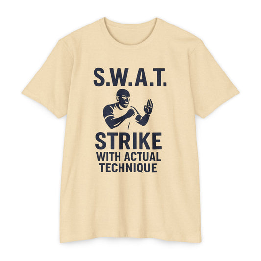 S.W.A.T. Strike Tee for Self-Defense Enthusiasts, Casual Wear, Gifts for Martial Arts Lovers, Unique Statement Shirt