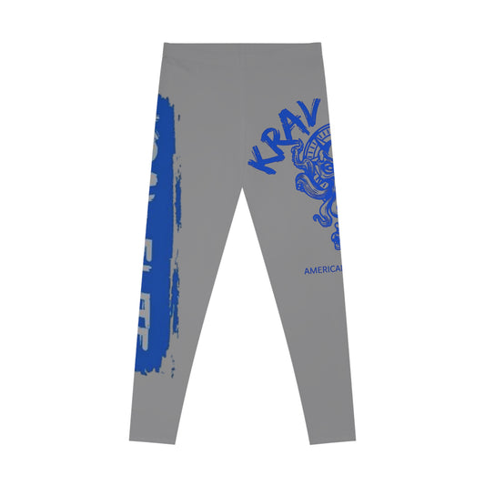 Krav Maga Stretchy Leggings, Elite Workout Leggings, Fitness Gear, Yoga Pants, Activewear, Gift for Martial Arts Enthusiasts